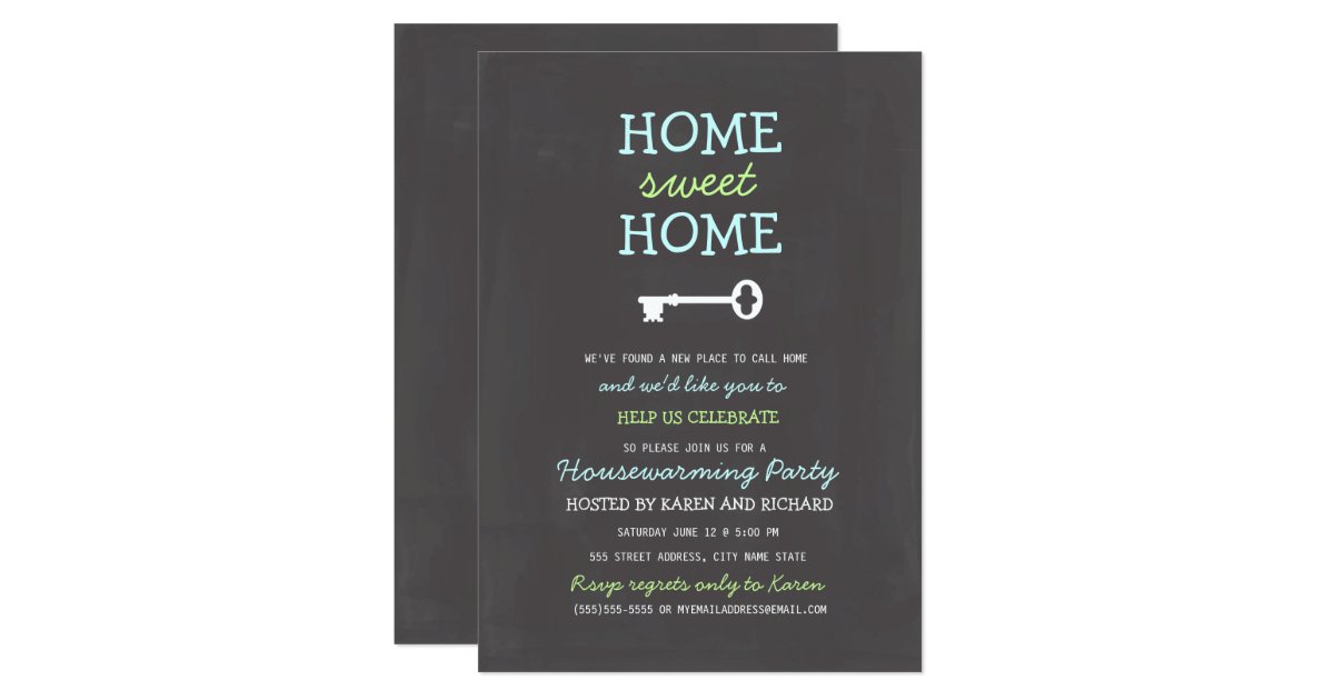 Housewarming Invitations Announcements Zazzle Home Sweet Housewarming Invite