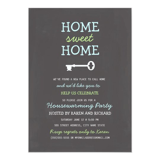 Home Sweet Home Housewarming Invite | Zazzle.com