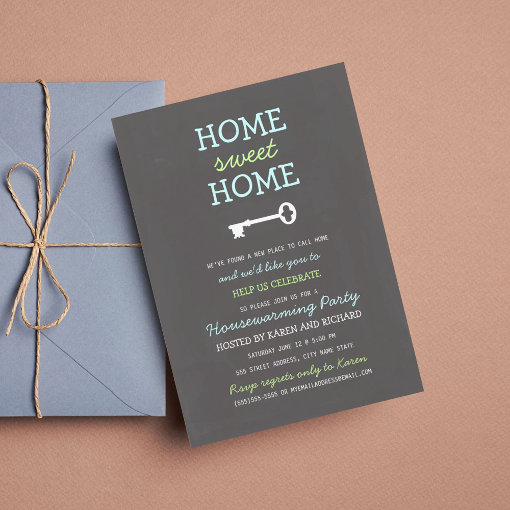 Home Sweet Home Housewarming Invite Zazzle
