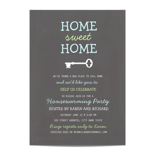 Home Sweet Home Housewarming Invite