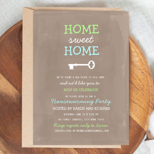 Home Sweet Home Housewarming Invite (More Colors)