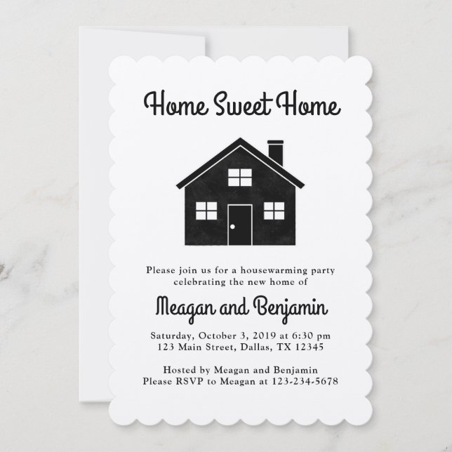 Home Sweet Home Housewarming Party Invitation (Front)