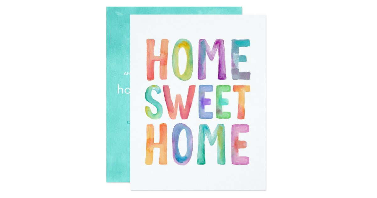HOME SWEET HOME HOUSEWARMING PARTY INVITATION