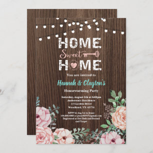 Home sweet home housewarming party invitation