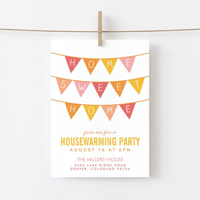 Home Sweet Home Housewarming Party Invitation (Creator Uploaded)