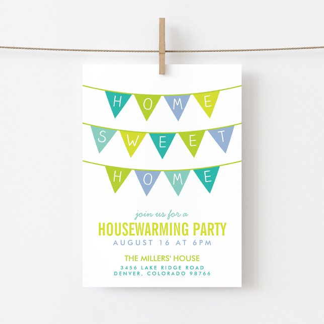 Home Sweet Home Housewarming Party Invitation (Creator Uploaded)