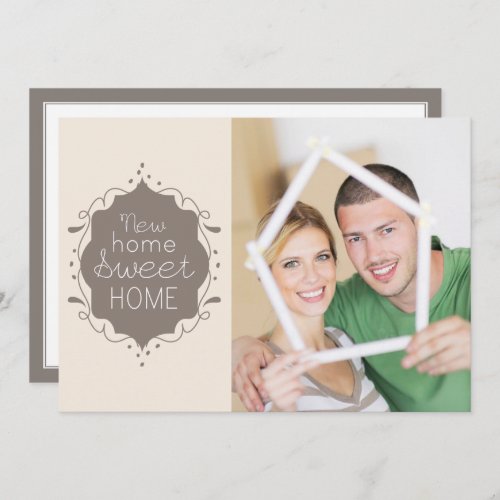Home Sweet Home Housewarming Party Photo Invite