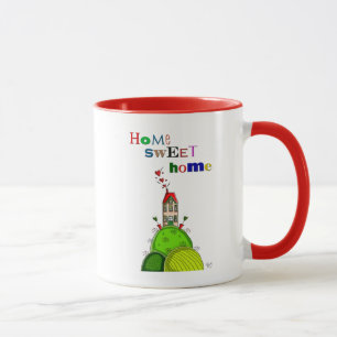 Home Sweet Home Illustration Mug