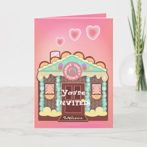 Home Sweet Home invitation card