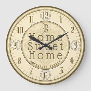 Home Sweet Home Large Clock