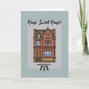 Home Sweet Home Letterpress Thank You Card
