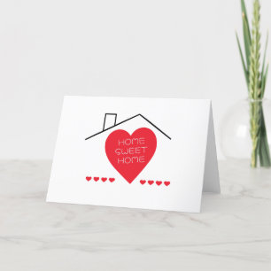 Home Sweet Home Letterpress Thank You Card