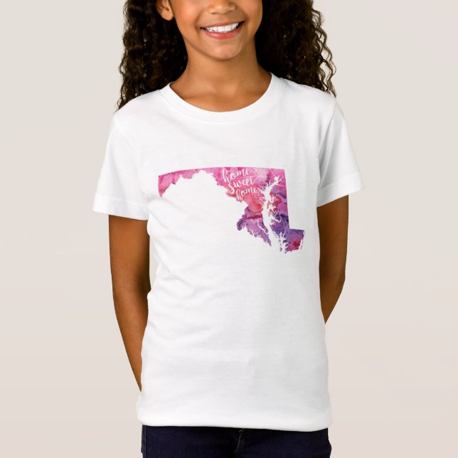 Home Sweet Home Maryland T-Shirt (Front)