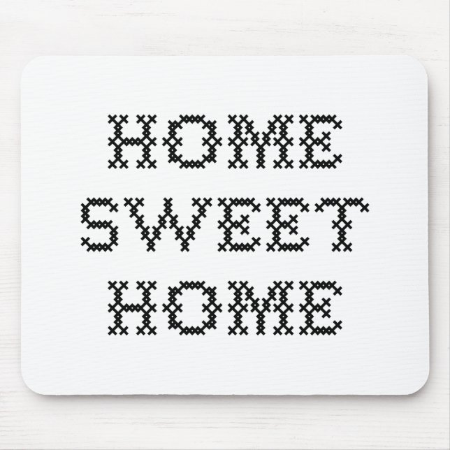 Home Sweet Home Mouse Pad (Front)
