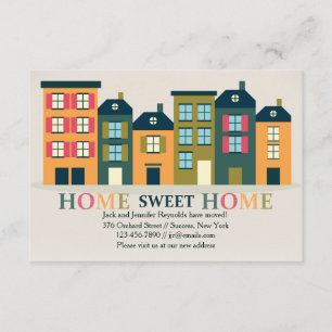 Home Sweet Home Moving Announcement