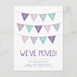 Home Sweet Home Moving Announcement Postcard