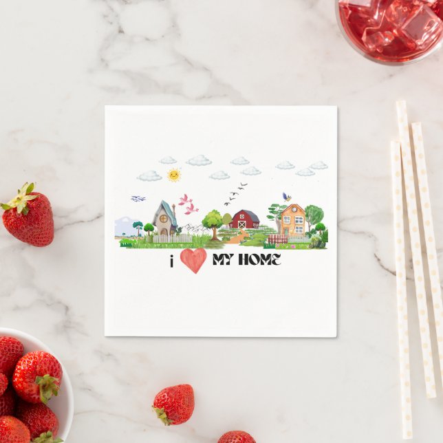 Home Sweet Home Napkins (Insitu)