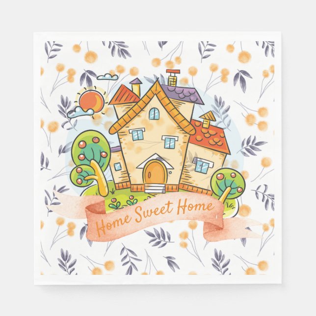 Home Sweet Home Napkins (Front)