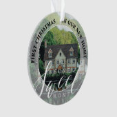 Home Sweet Home New Home 2 Photo Keepsake Ornament (Front)