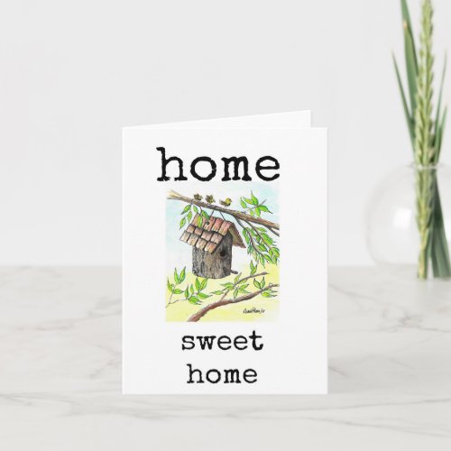 Home Sweet Home New Home Card