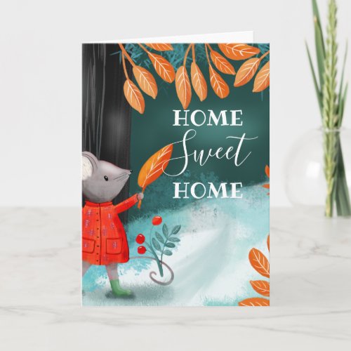 home sweet home new home housewarming card