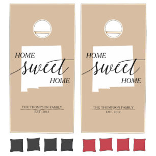 Home Sweet Home New Mexico State Cornhole Set