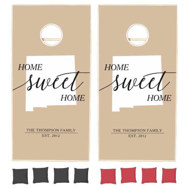 Home Sweet Home New Mexico State Cornhole Set (Set)