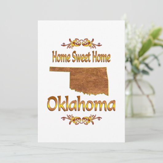 Home Sweet Home Oklahoma (Standing Front)