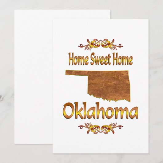 Home Sweet Home Oklahoma (Front/Back)