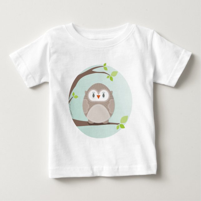 HOME SWEET HOME :: Owl in a tree 1 Baby T-Shirt (Front)