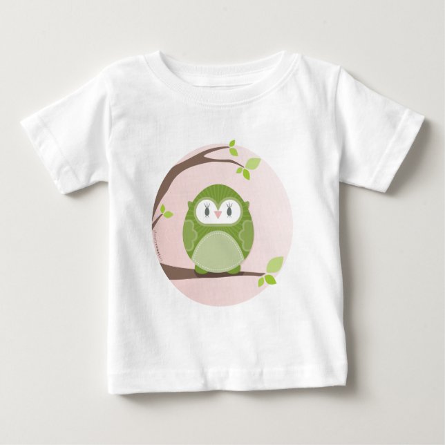HOME SWEET HOME :: Owl in a tree 2 Baby T-Shirt (Front)