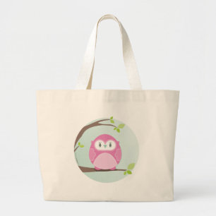 HOME SWEET HOME :: Owl in a tree 3 Large Tote Bag