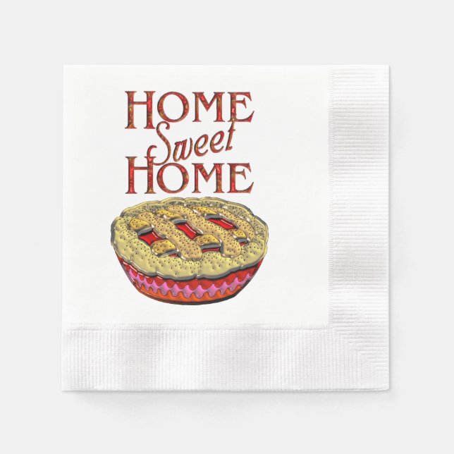 Home Sweet Home Paper Napkins (Front)