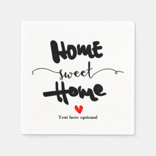 home sweet home, Paper Plate Napkins