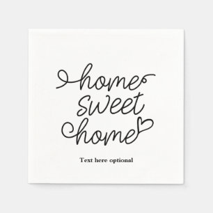 home sweet home, Paper Plate Napkins