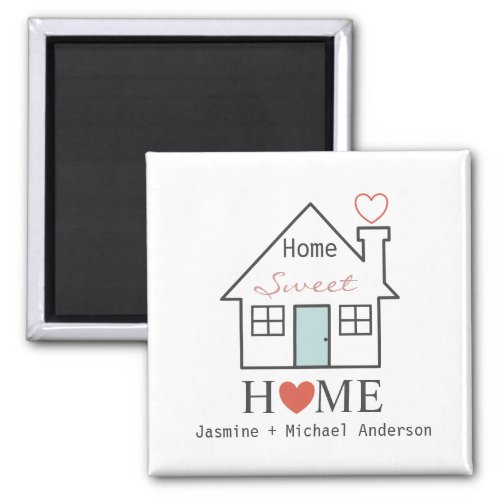Home Sweet Home personalized Magnet