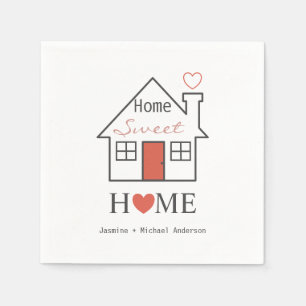 Home Sweet Home personalized Napkins