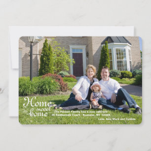 Home Sweet Home Photo Moving Announcement