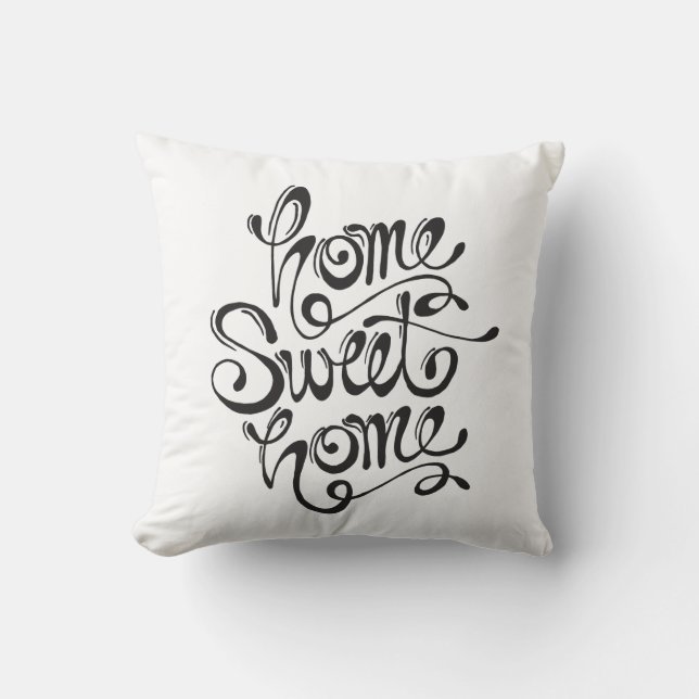 "Home Sweet Home" Pillow (Front)