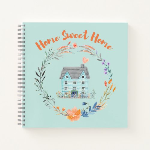 Home Sweet Home Realtor Personalized Promotional  Notebook