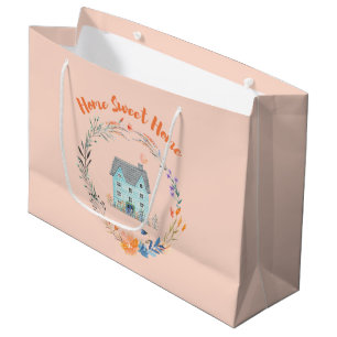 Home Sweet Home Realtor Thank You Personalized Large Gift Bag