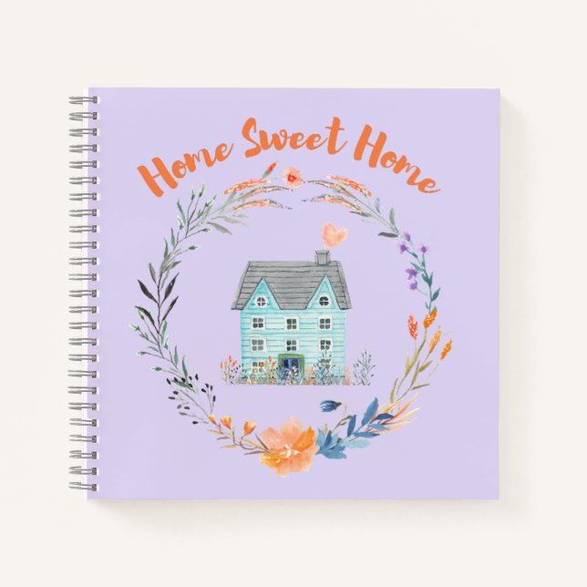 Home Sweet Home Realtor Thank You Personalized  Notebook (Front)