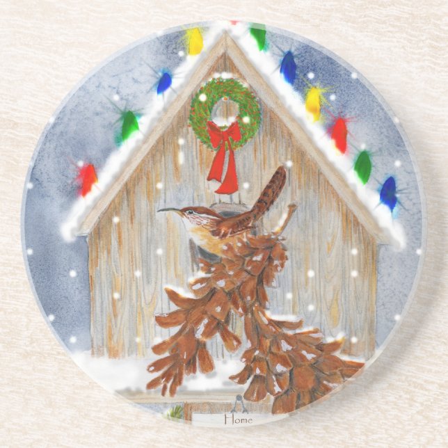 Home Sweet Home Sandstone Coaster (Front)