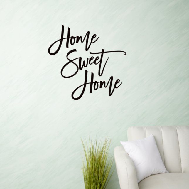 Home Sweet Home Script Wall Decal (Living Room)