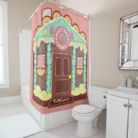 Home Sweet Home shower curtain / playhouse phasod