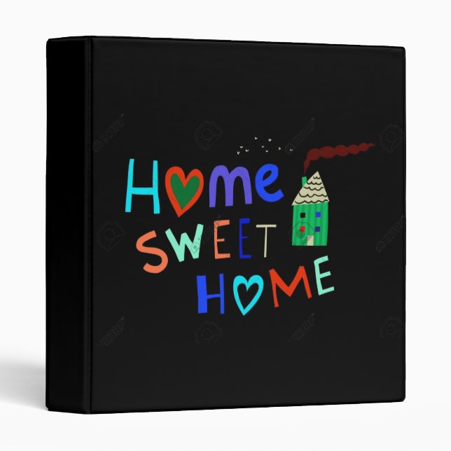 ***HOME SWEET HOME*** SPECIAL PHOTO ALBUMN 3 RING BINDER (Front/Spine)