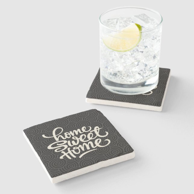 Home Sweet Home Stone Coaster (Side)