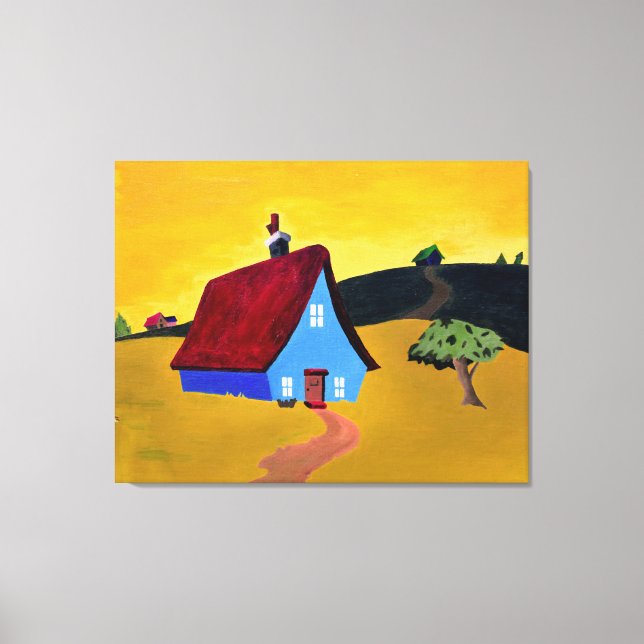 HOME SWEET HOME Stretched Canvas Print (Front)
