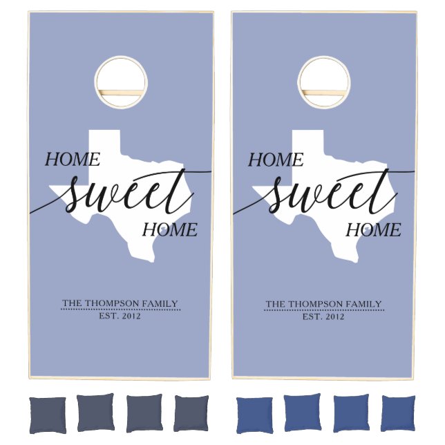 Home Sweet Home Texas State Cornhole Set (Set)