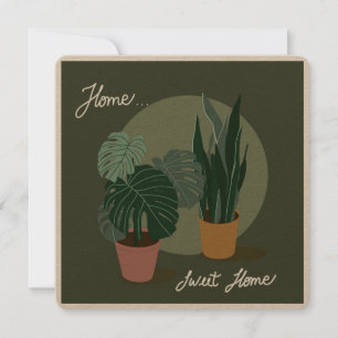 Home sweet home thank you card